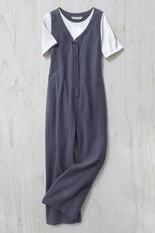 Summer Breeze Gauze Jumpsuit