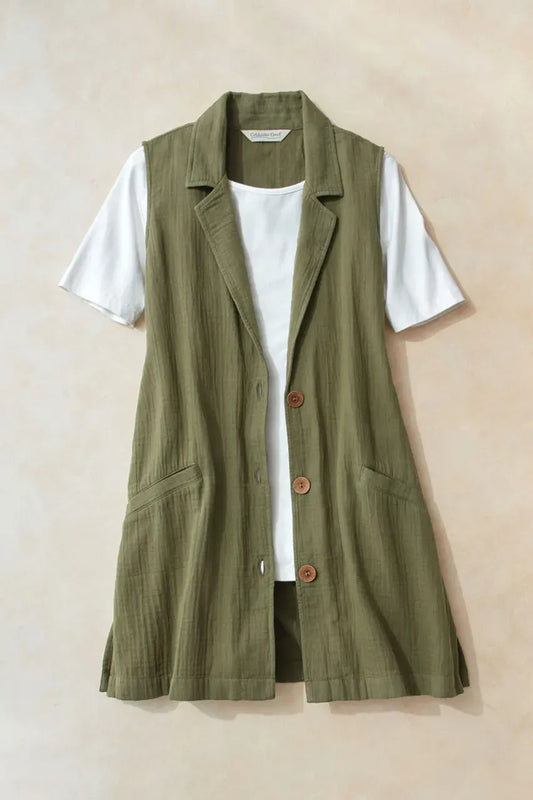 Summer Breeze Gauze Vest