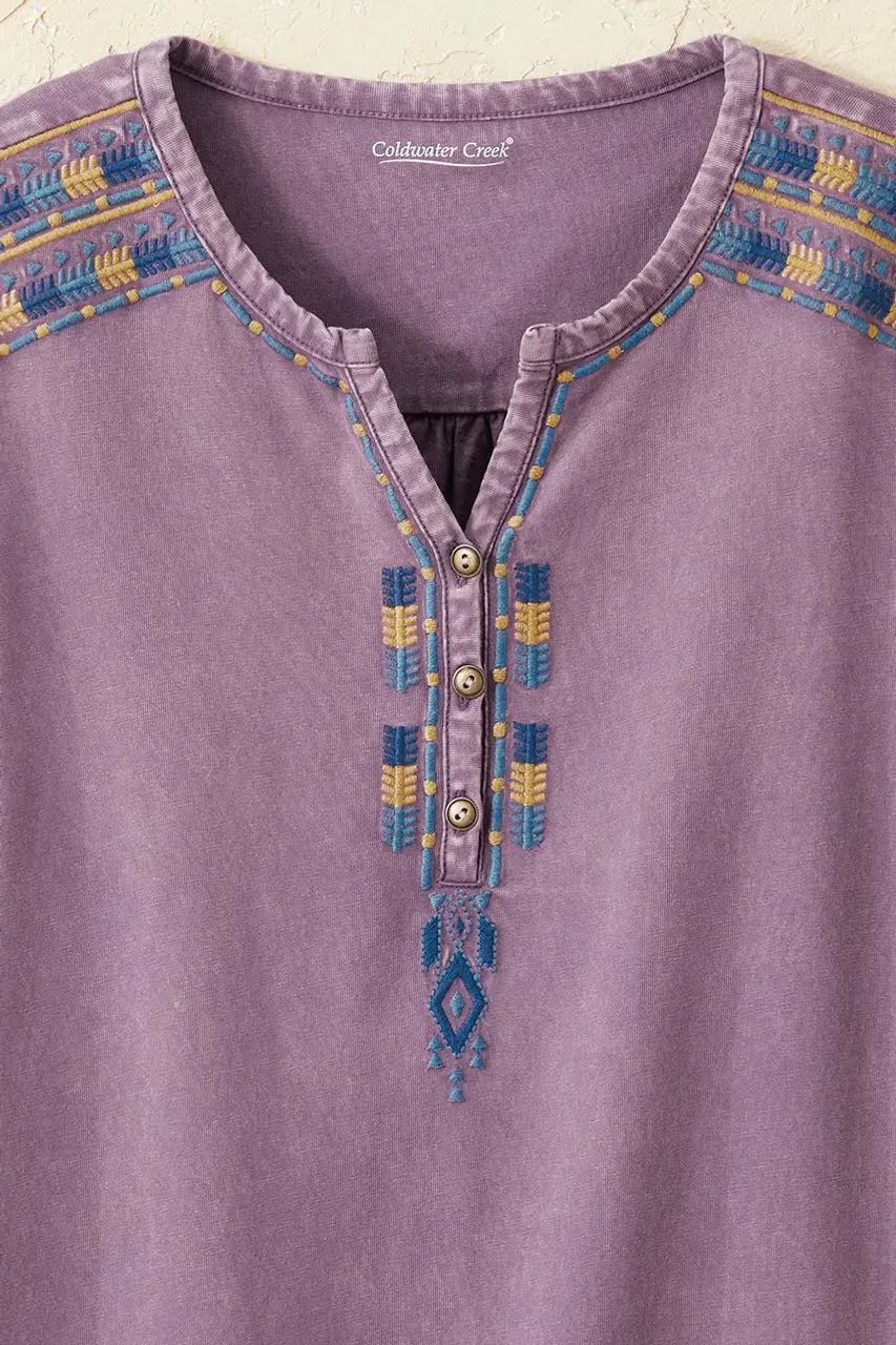 Santa Rosa Vintage-Wash Henley