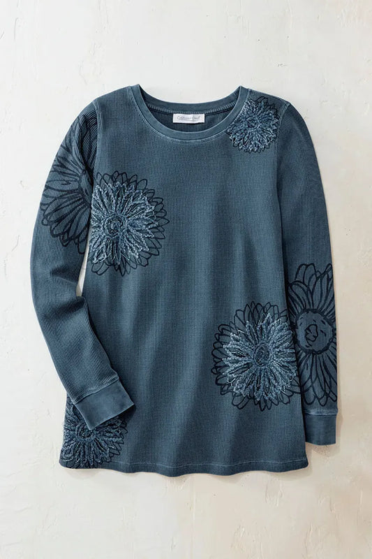 Vintage Vignette Waffle Tunic