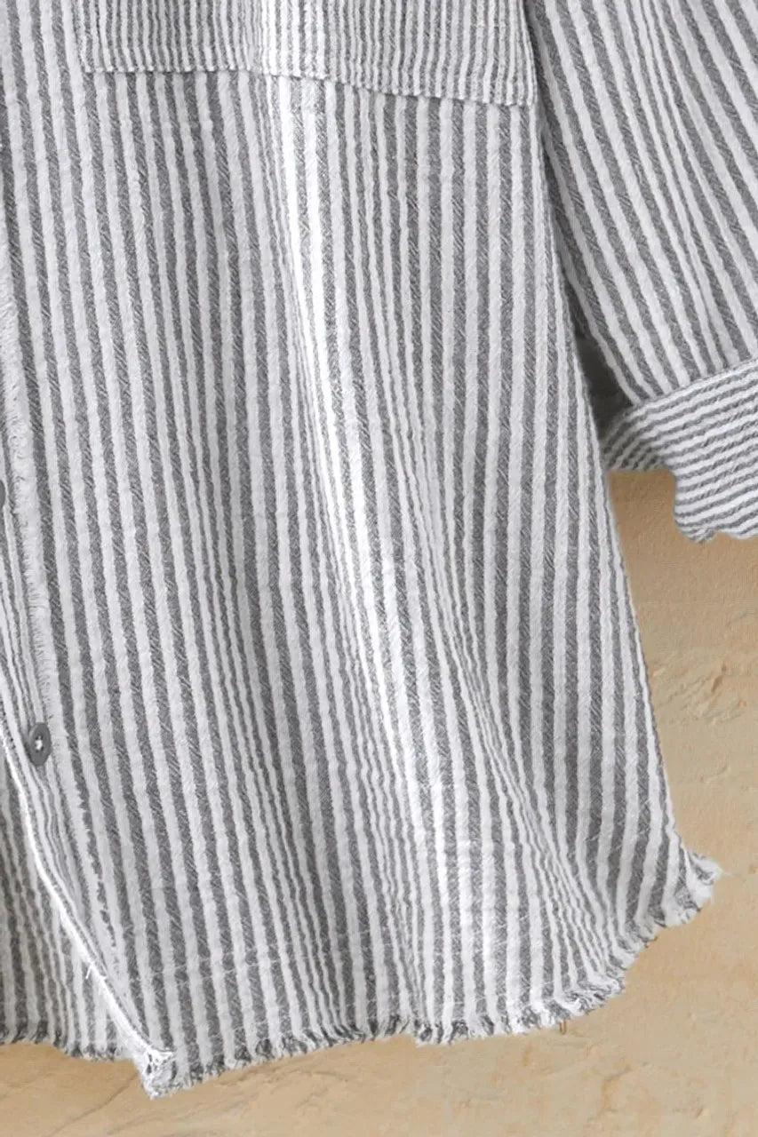 Vintage Frayed Big Shirt