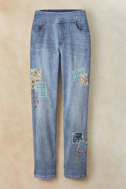 Petals & Patches Jeans