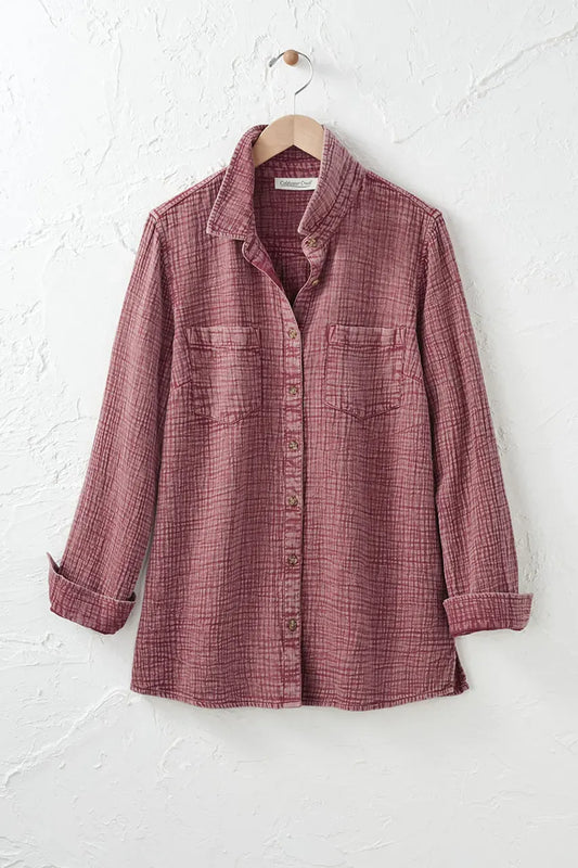 Vintage Wash Gauze Big Shirt