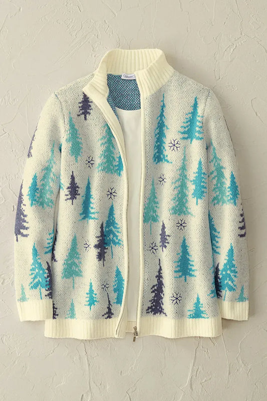 Winter Woods Zip Cardigan