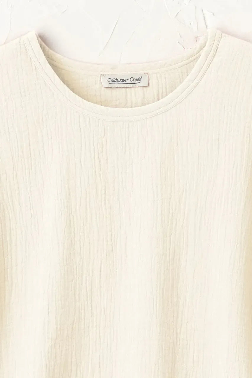 Summer Breeze Gauze Dolman Top