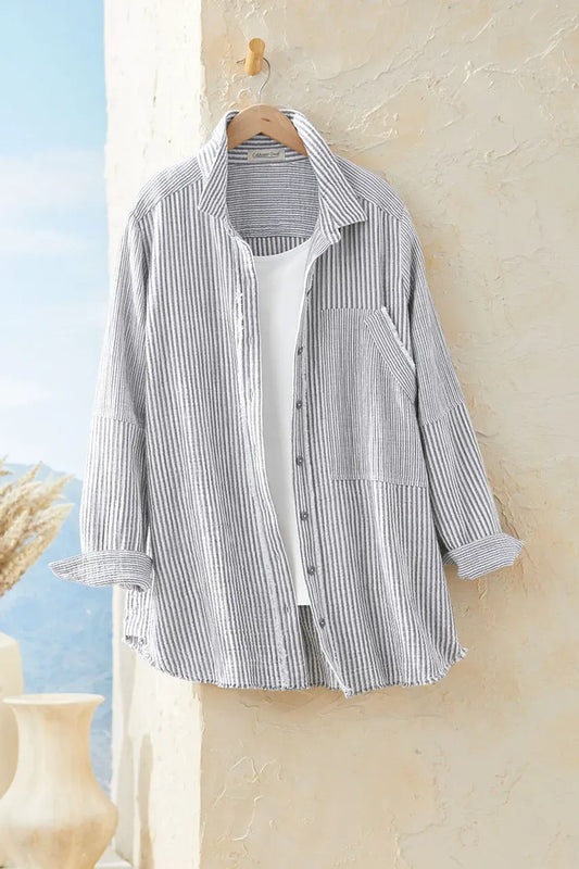 Vintage Frayed Big Shirt