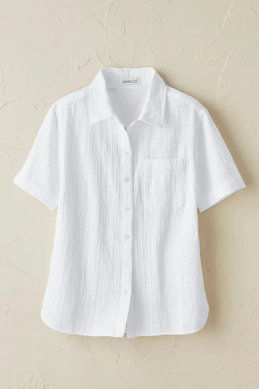 Summer Breeze Gauze Camp Shirt