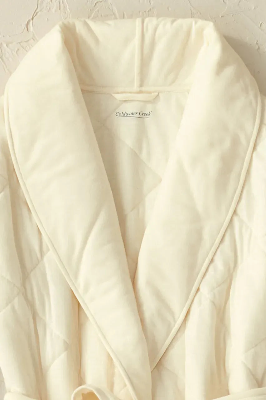 Quilted Jersey Robe