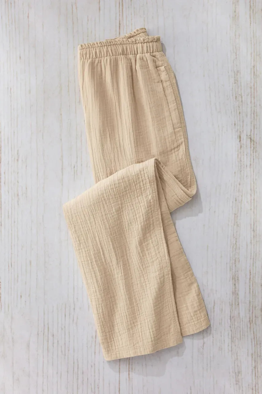 Summer Breeze Gauze Pull-On Pants