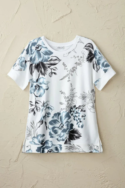 Faded Florals Sweatshirt