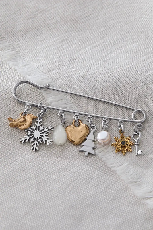 Winter’s Charm Sweater Pin