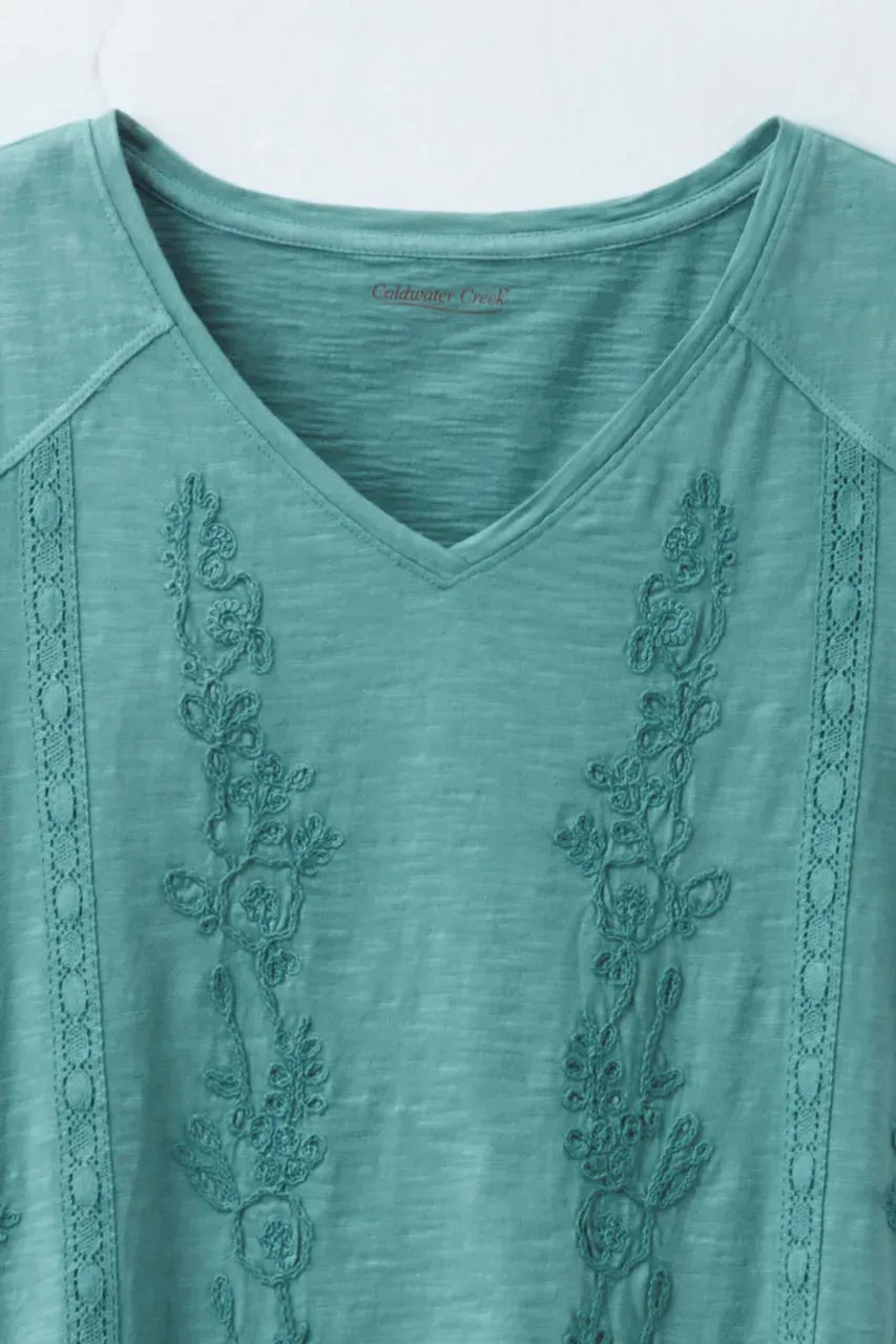 Trailing Vines Slub Tee