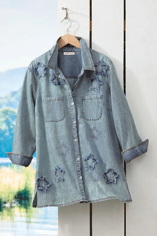 Stargazer Denim Big Shirt