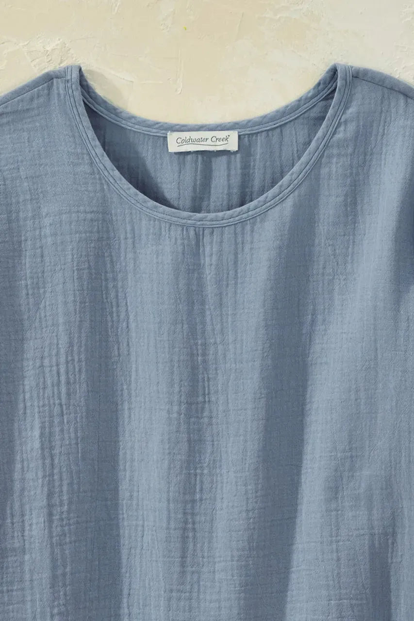 Summer Breeze Gauze Dolman Top
