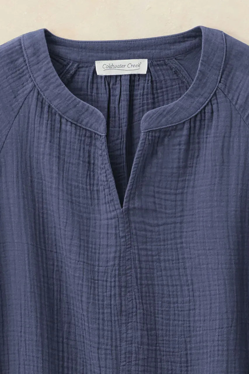 Summer Breeze Twist of Gauze Top
