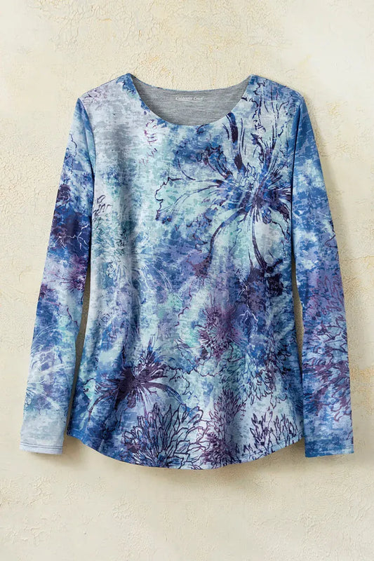 Blossom Harmony Burnout Tee