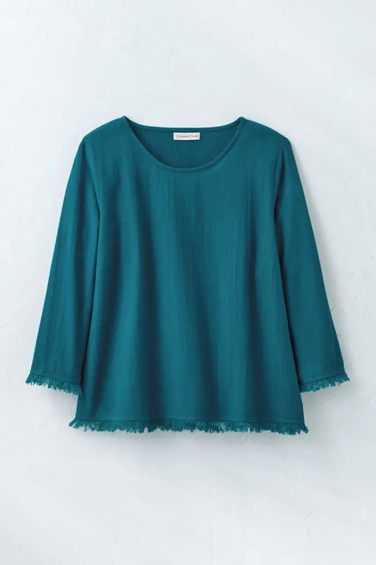 Summer Light Fringed Top