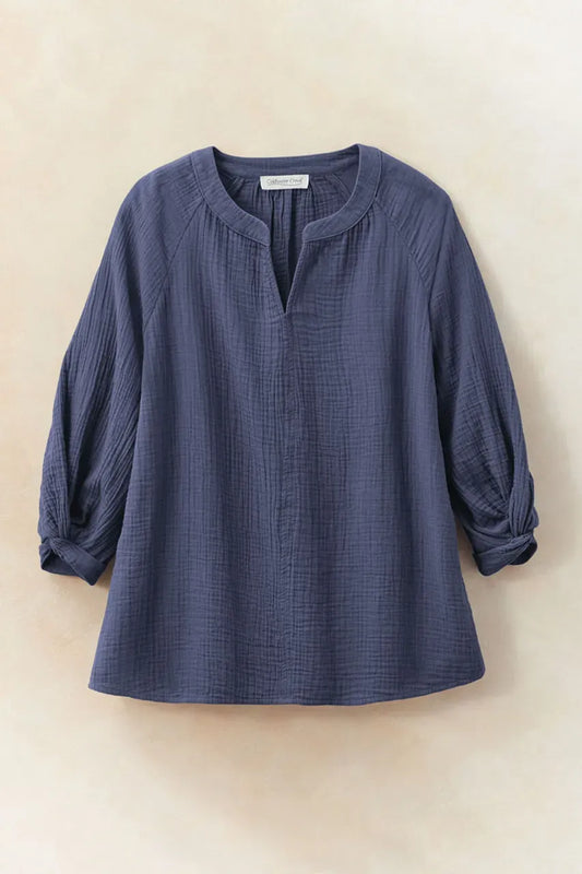 Summer Breeze Twist of Gauze Top