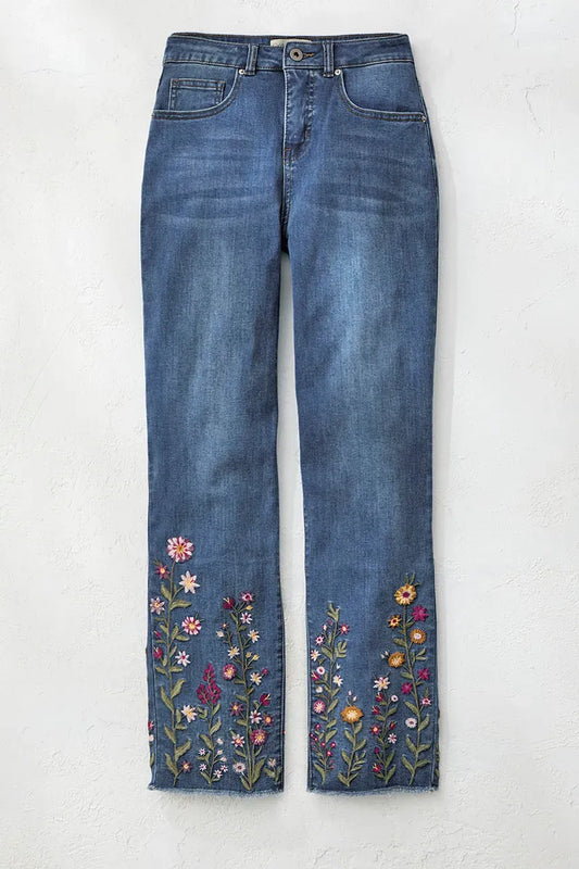 Walk in the Wildflowers Ankle Jeans