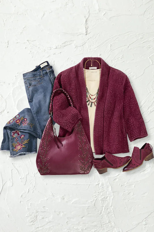 Quilted Kimono Jacket