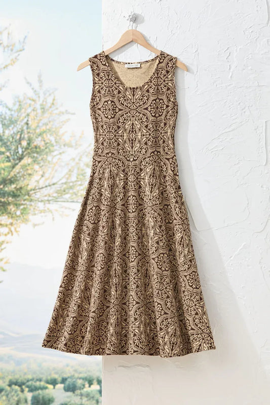 Terra Batik Knit Dress
