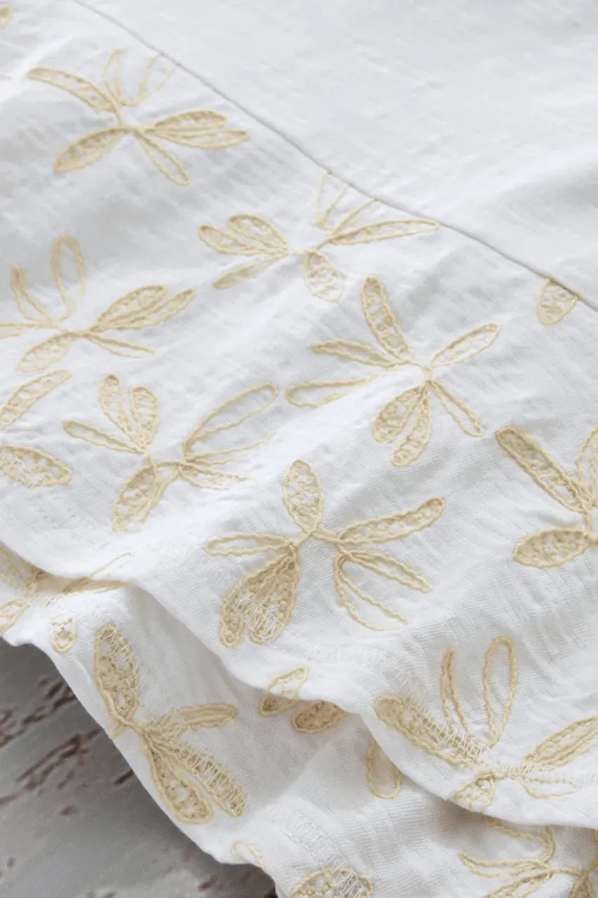 Susannah Embroidered Top