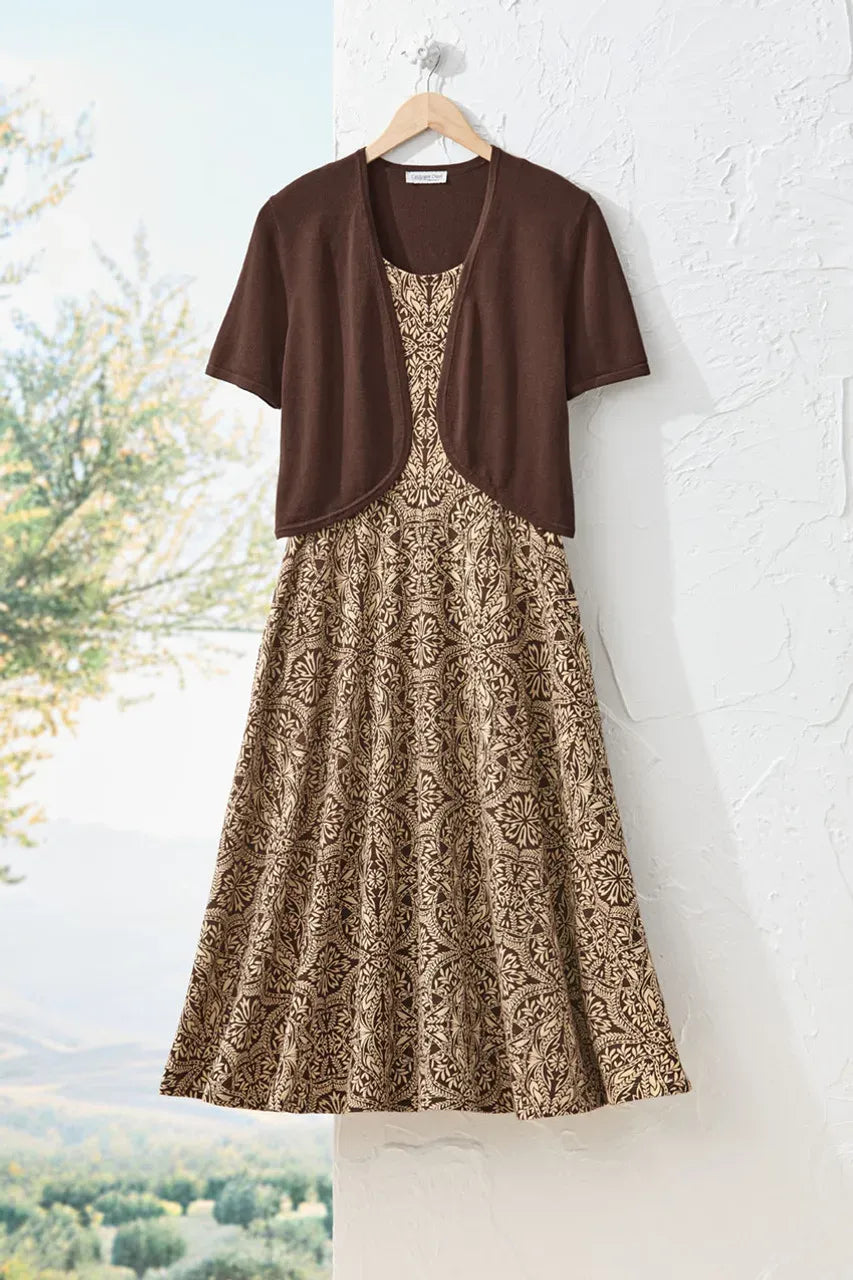 Terra Batik Knit Dress