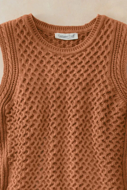 Honeycomb Sweater Tank