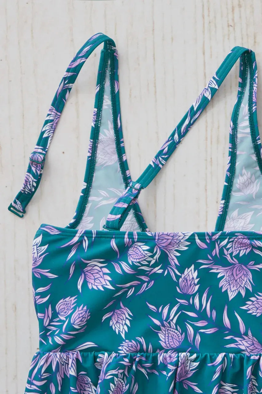 Wild Thistle ShapeMeTM Crossover Swimdress