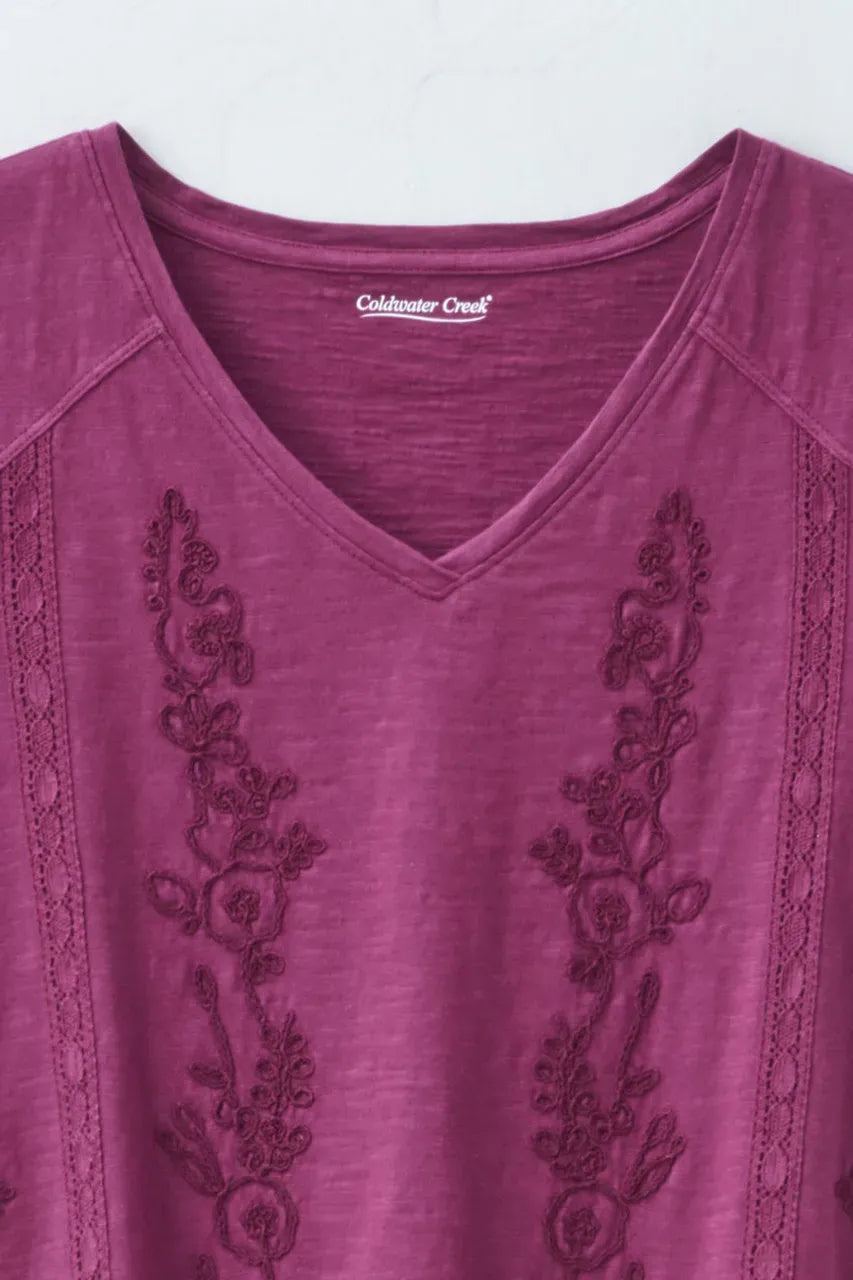 Trailing Vines Slub Tee