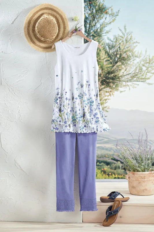 Joy of Flowers Knit Tunic