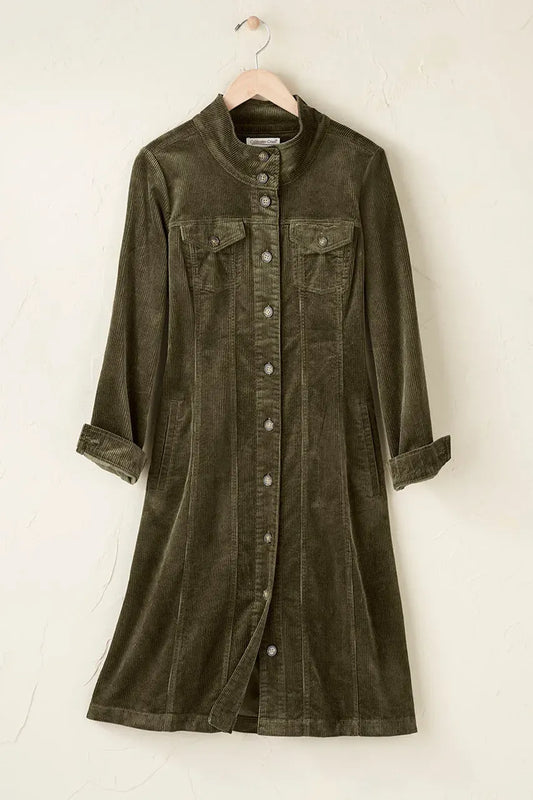 Corduroy Shirtdress
