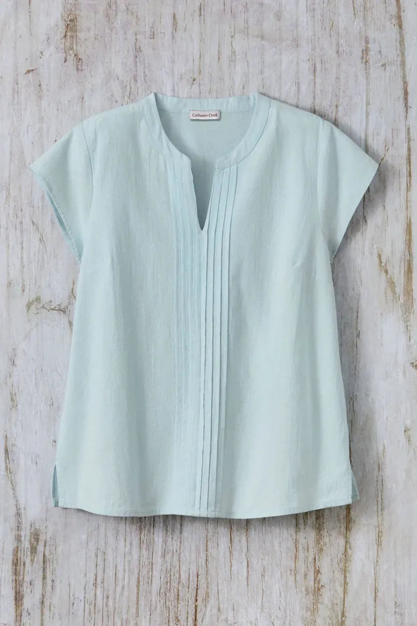 Summer Light Pintuck Top