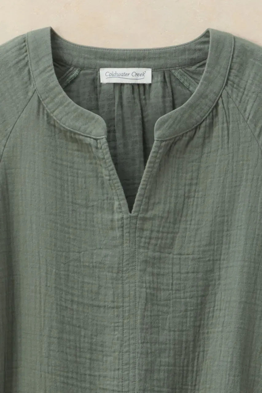 Summer Breeze Twist of Gauze Top