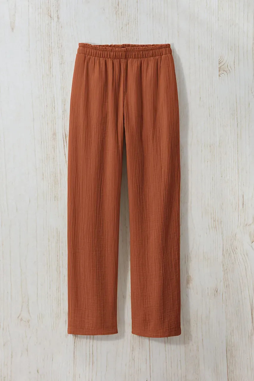 Summer Breeze Gauze Pull-On Pants