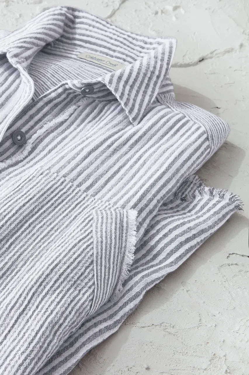 Vintage Frayed Big Shirt