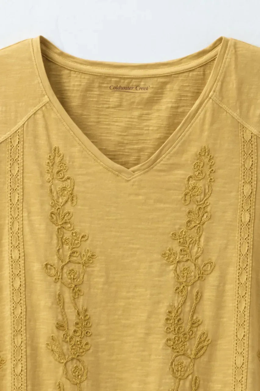 Trailing Vines Slub Tee