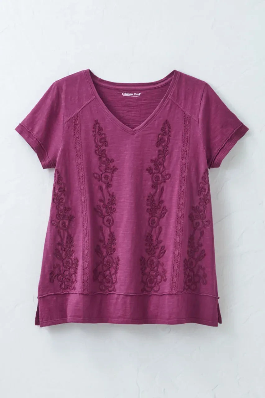 Trailing Vines Slub Tee