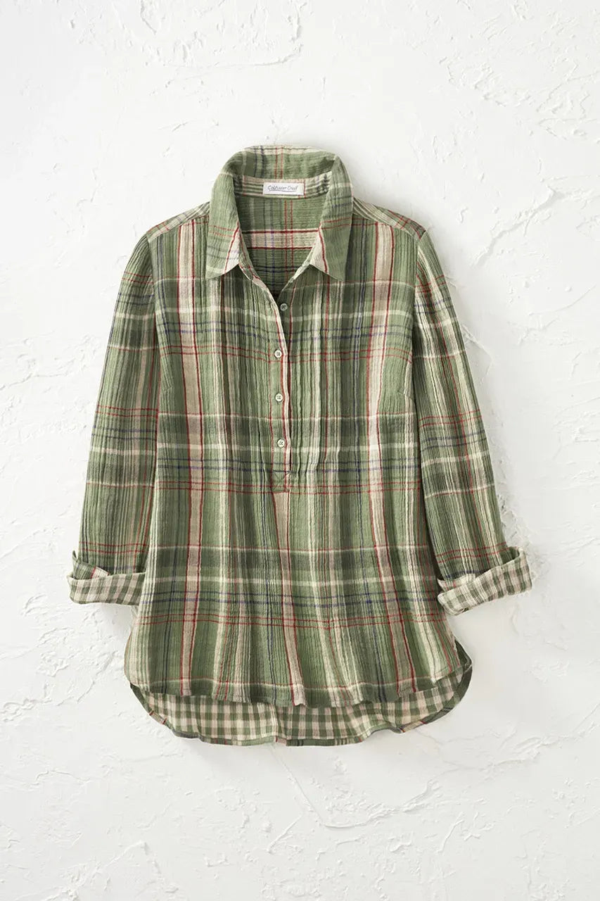Ripple Creek Plaid Popover
