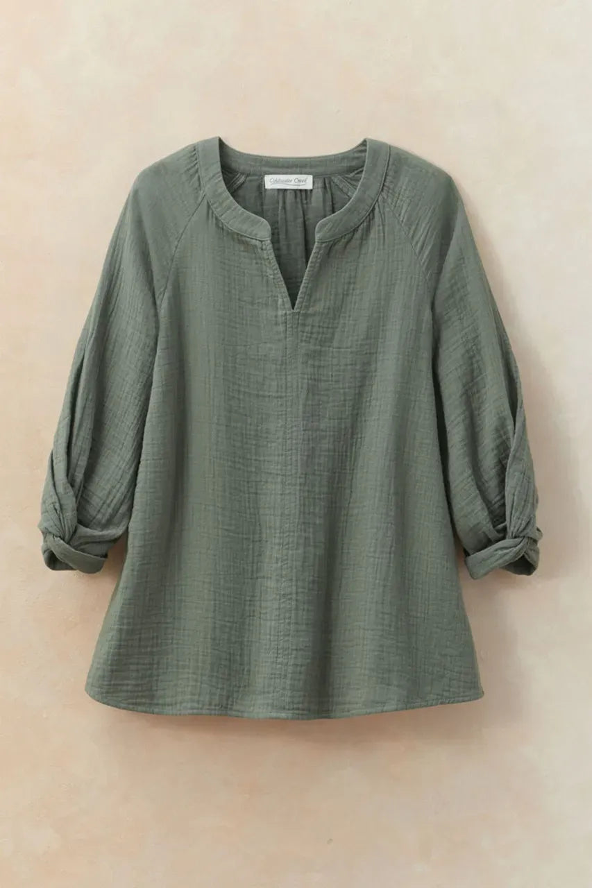 Summer Breeze Twist of Gauze Top