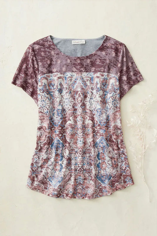 Miles of Medallions Burnout Tee