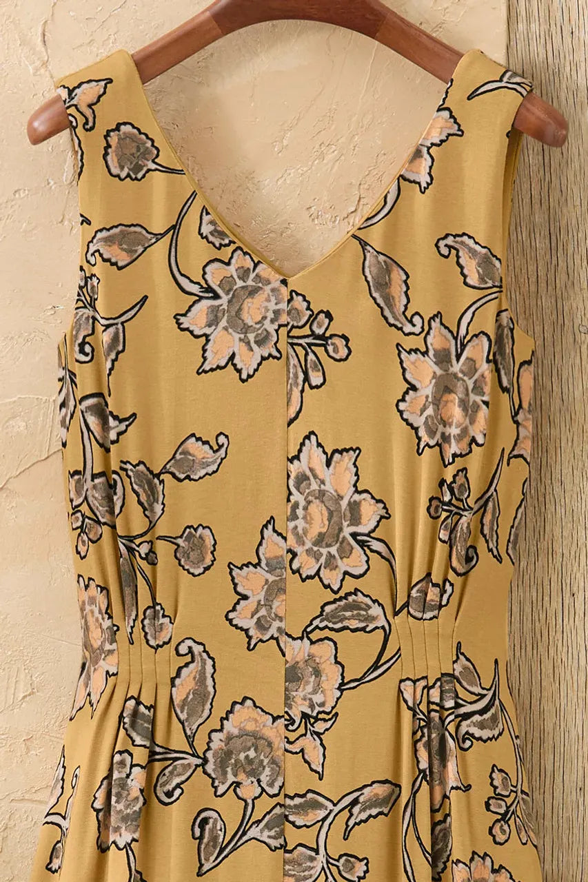 Winding Florals Maxi Dress
