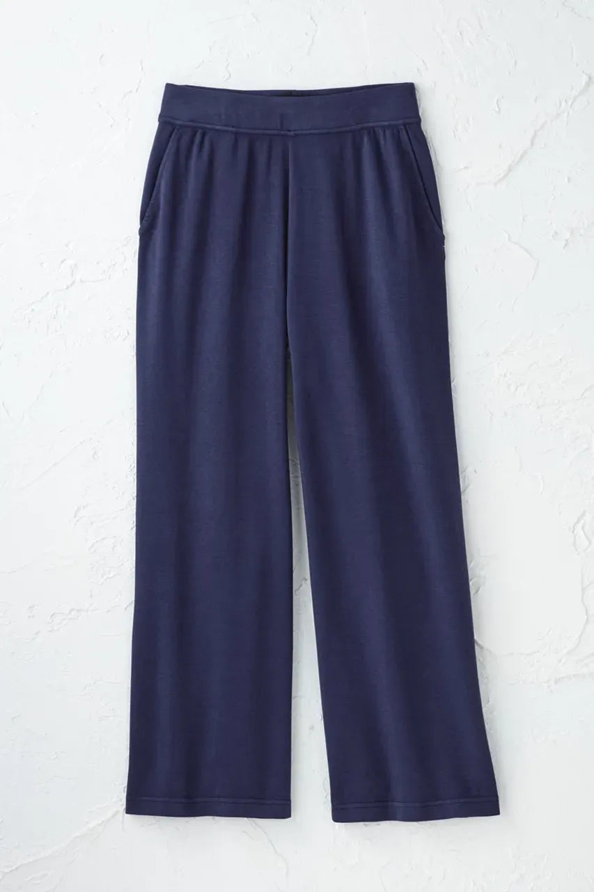 Endless Comfort Wide-Leg Cropped Pants