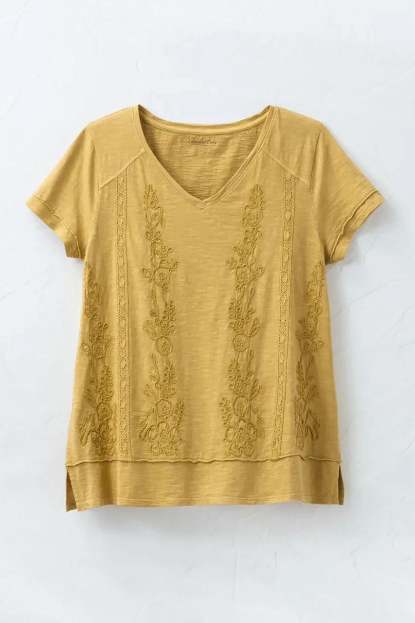 Trailing Vines Slub Tee
