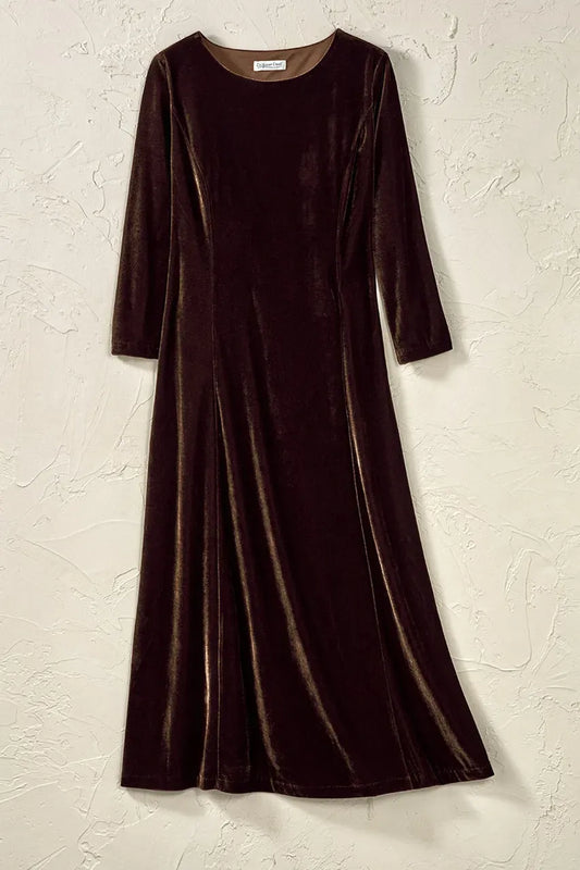 Stretch Velvet Dress