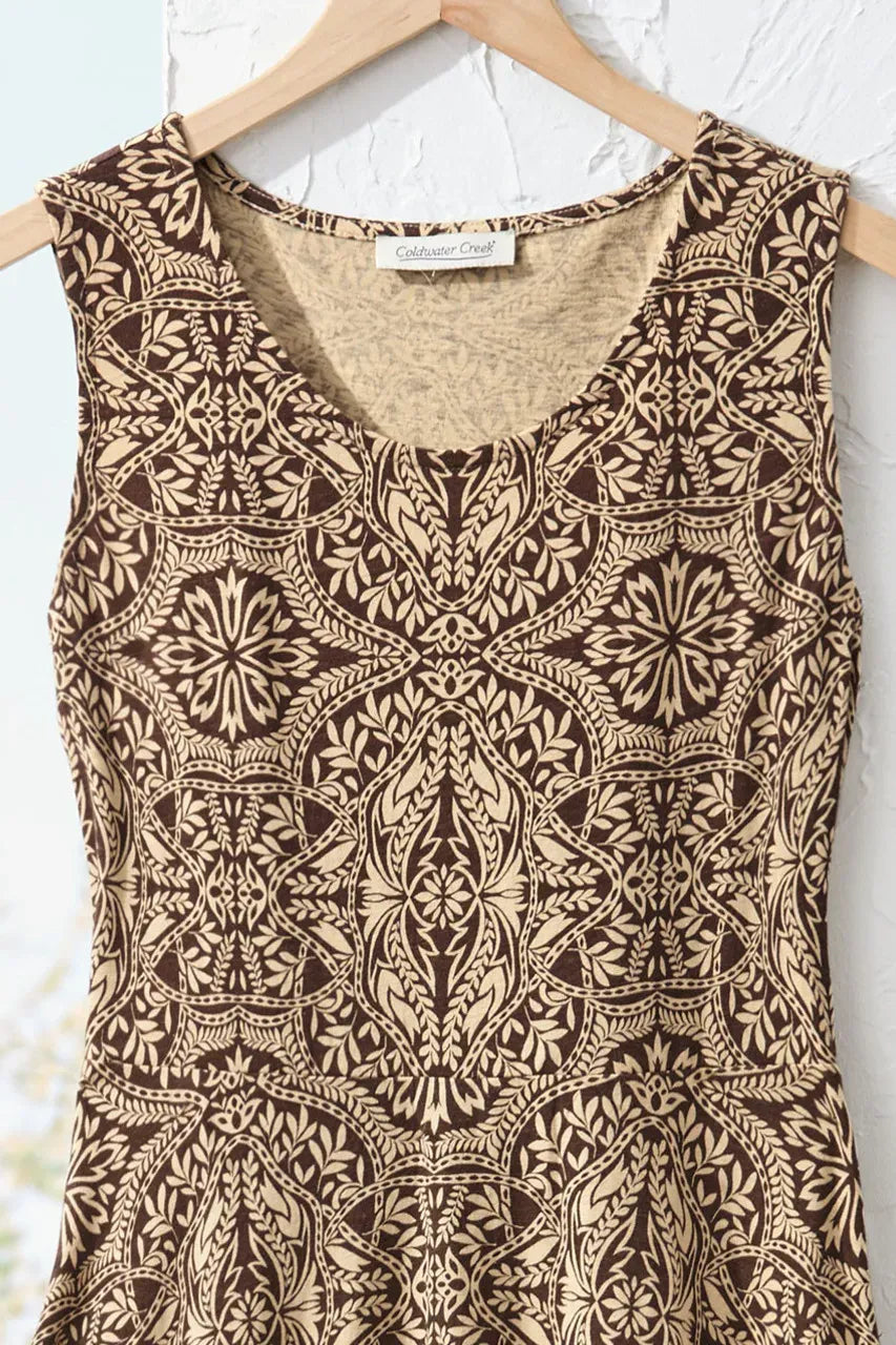Terra Batik Knit Dress