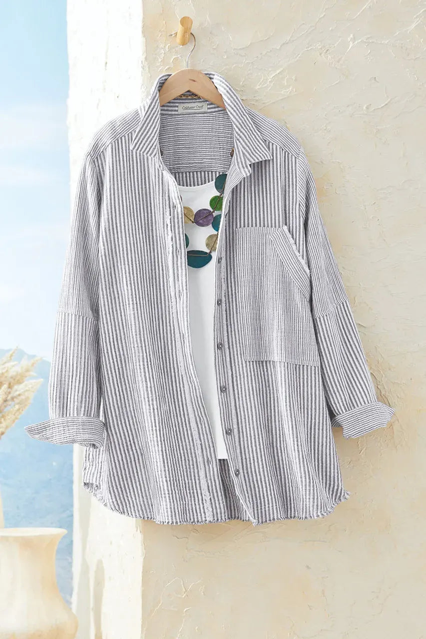 Vintage Frayed Big Shirt