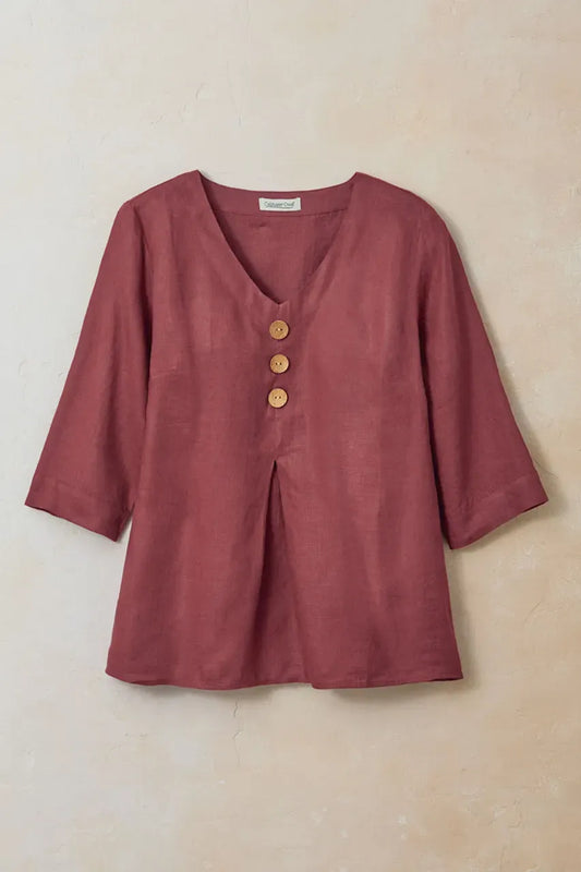 Boxy Linen Top
