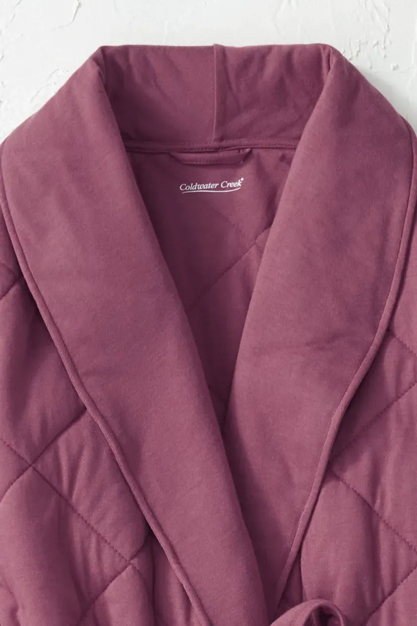 Quilted Jersey Robe