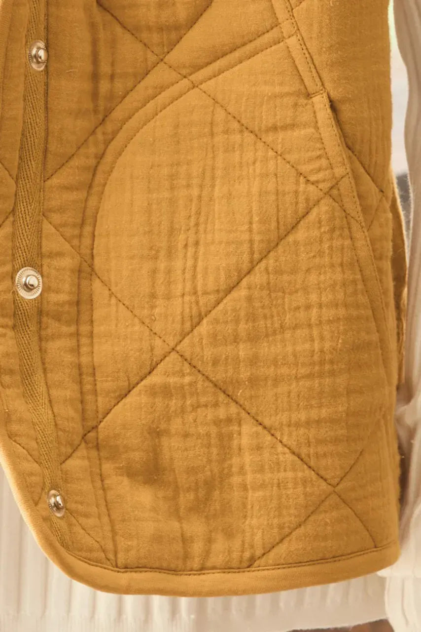 Quilted Gauze Vest